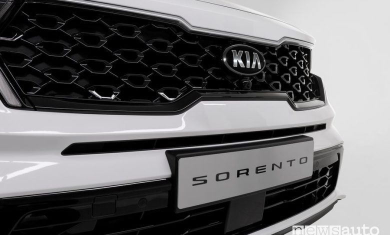 Mascherina anteriore Kia Sorento 2020
