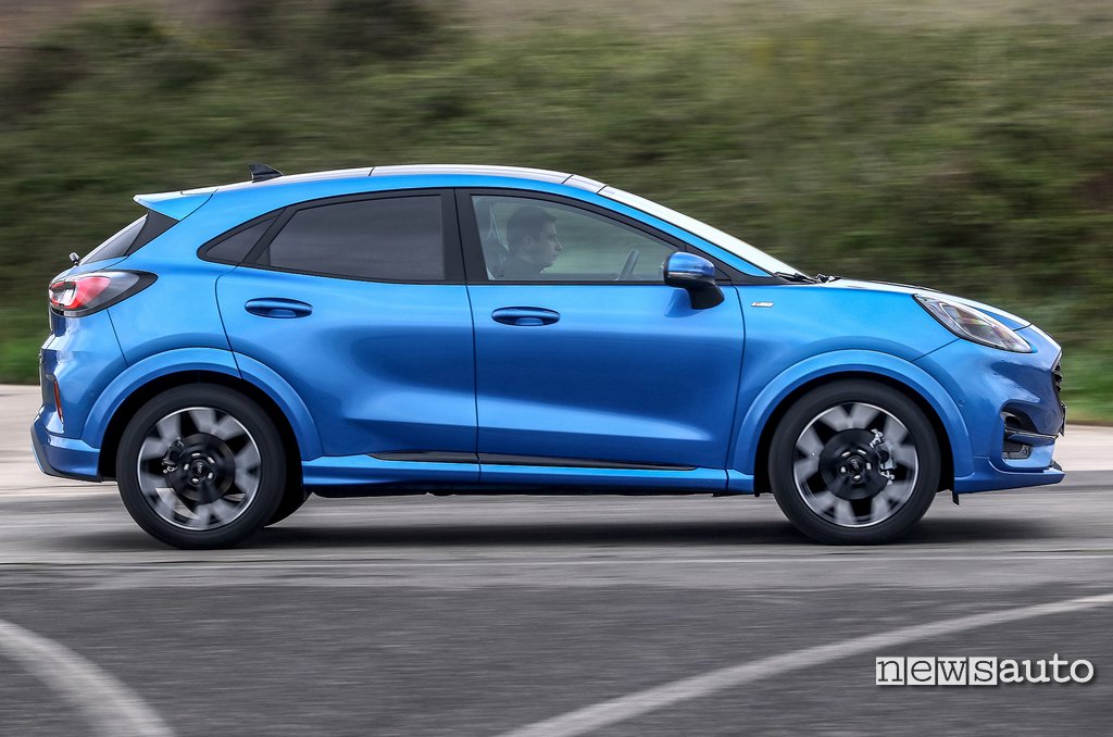 Ford Puma prova ADAS