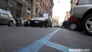 Parcheggi strisce blu