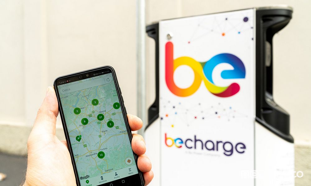 APP Be Charge ricarica auto elettriche