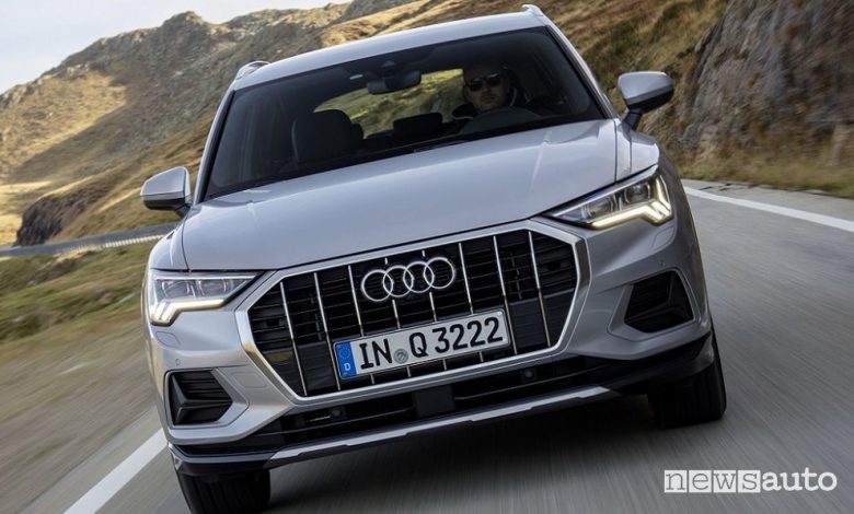 Audi Q3 ibrido mild-hybrid