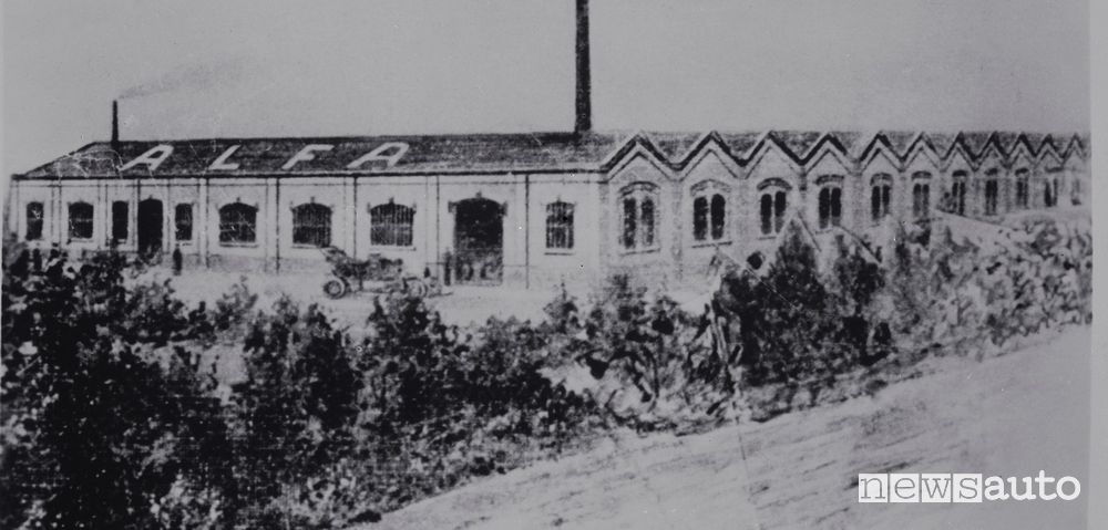 Stabilimento Portello Milano immagine del 1910