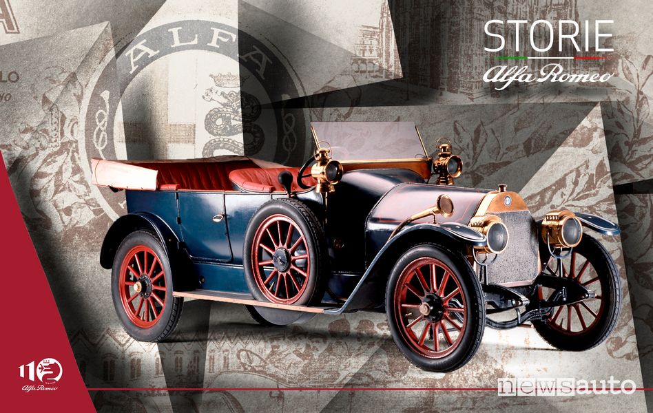 Copertina Storie Alfa Romeo immagine della 24 HP