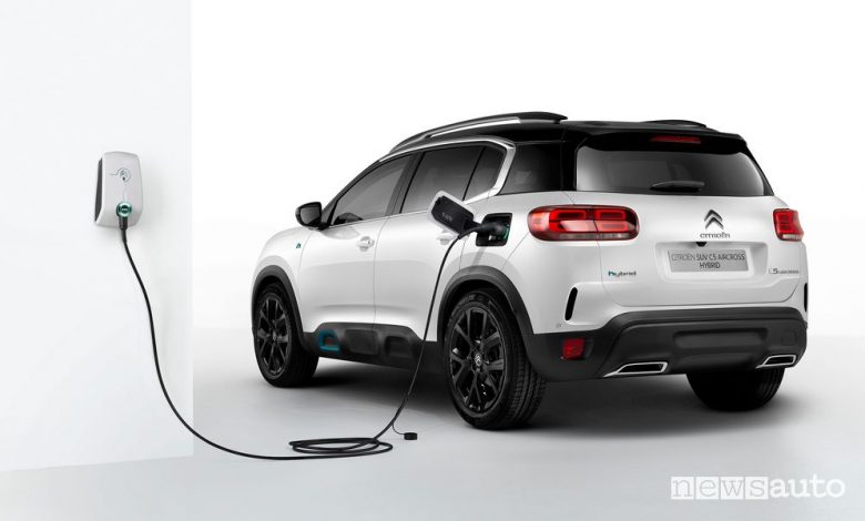 ricarica Citroën C5 Aircross Hybrid Plug-in