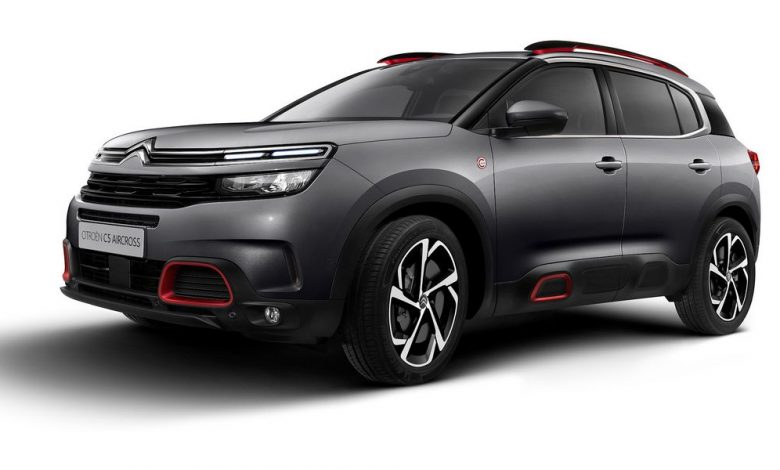 Vista di profilo Citroën C5 Aircross C-Series