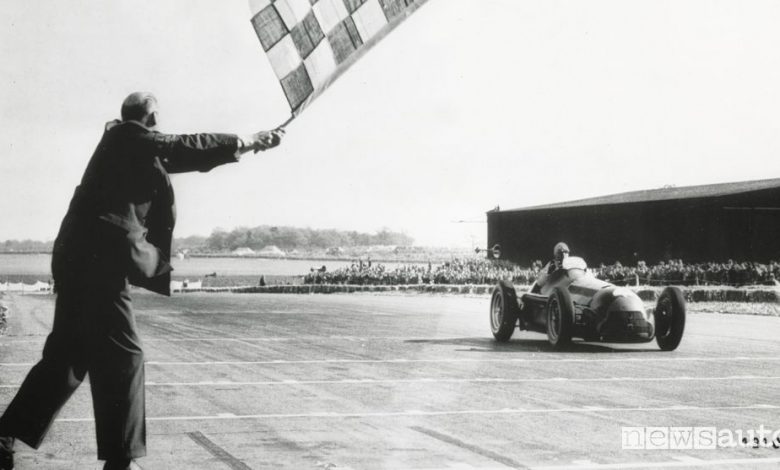 Nino Farina vince il primo Gran Premio della F1 con l'Alfetta 158 nel 1950