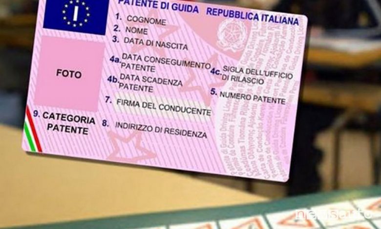 Numero patente di guida