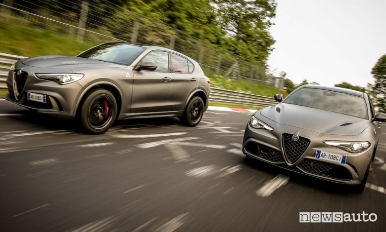 Alfa Romeo Giulia e Stelvio Quadrifoglio Nürburgring