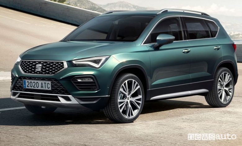 Vista di profilo Seat Ateca Xperience