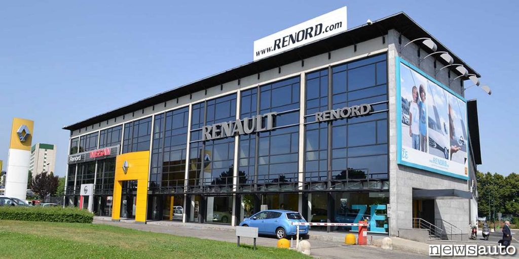 La sede della Renord concessionaria Renault, Nissan e Dacia con sei sedi tra Milano, Sesto San Giovanni e Monza.