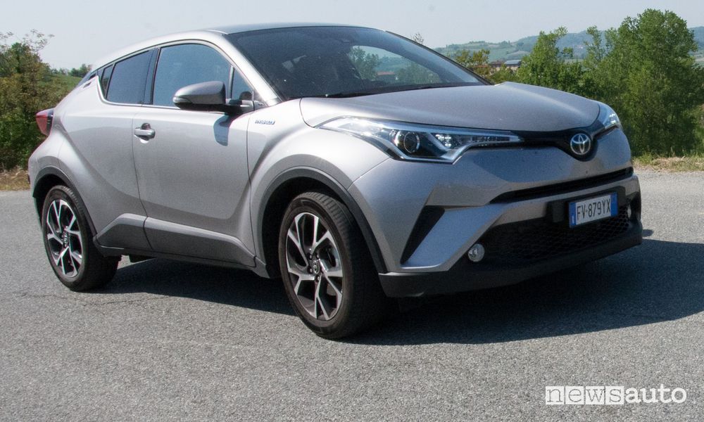 Toyota C-HR Hybrid trasformata a metano gas naturale