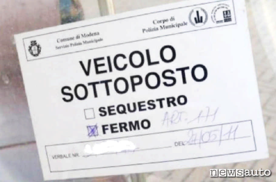 Auto con fermo amministrativo in vendita