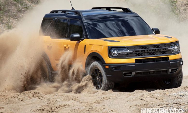 Ford Bronco Sport First Edition in off road