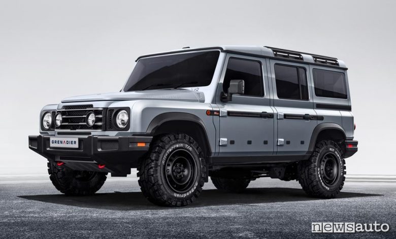 INEOS Grenadier fiancata ispirata al Defender 110