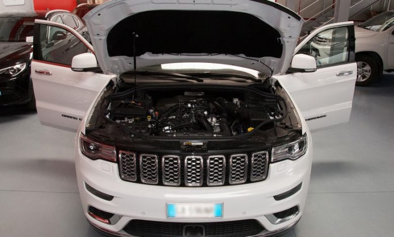 Vano motore Jeep Grand Cherokee diesel trasformata a metano dual fuel