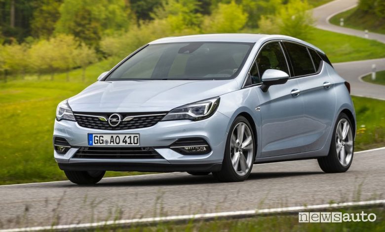 Riduzione emissioni CO2 Opel Astra