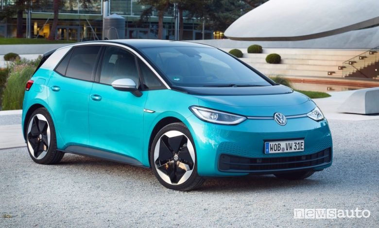 Volkswagen ID.3, caratteristiche, autonomia e tempi di ricarica