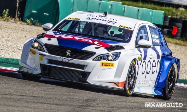 Peugeot 308 TCR, prima vittoria a Varano nella serie turismo ATCC
