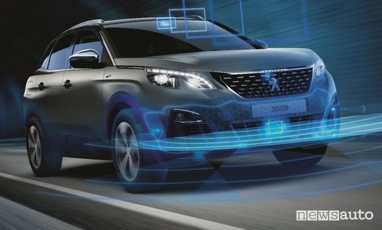 Sistemi ADAS Peugeot 3008