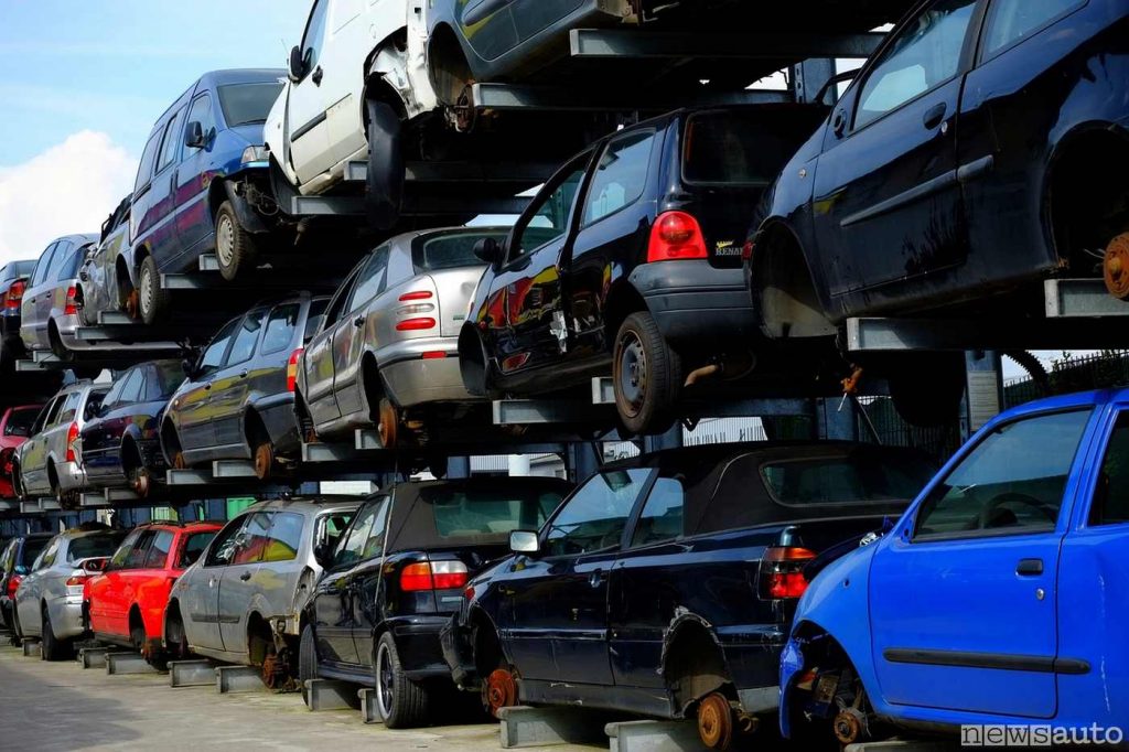 Auto rottamate nel 2021