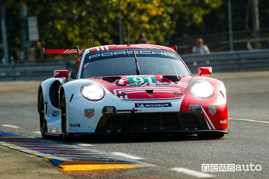 Porsche 911 RSR Gianmaria Bruni categoria LMGTE PRO QUALIFICHE 24 ORE DI LE MANS 2020
