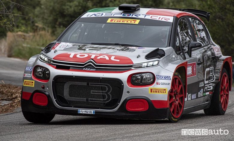 Crugnola-Ometto Citroën C3 R5 alla Targa Florio 2020