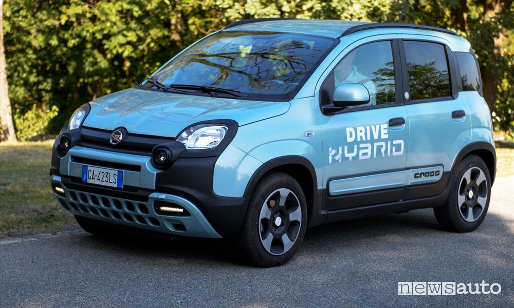 Fiat Panda Hybrid trasformata a metano