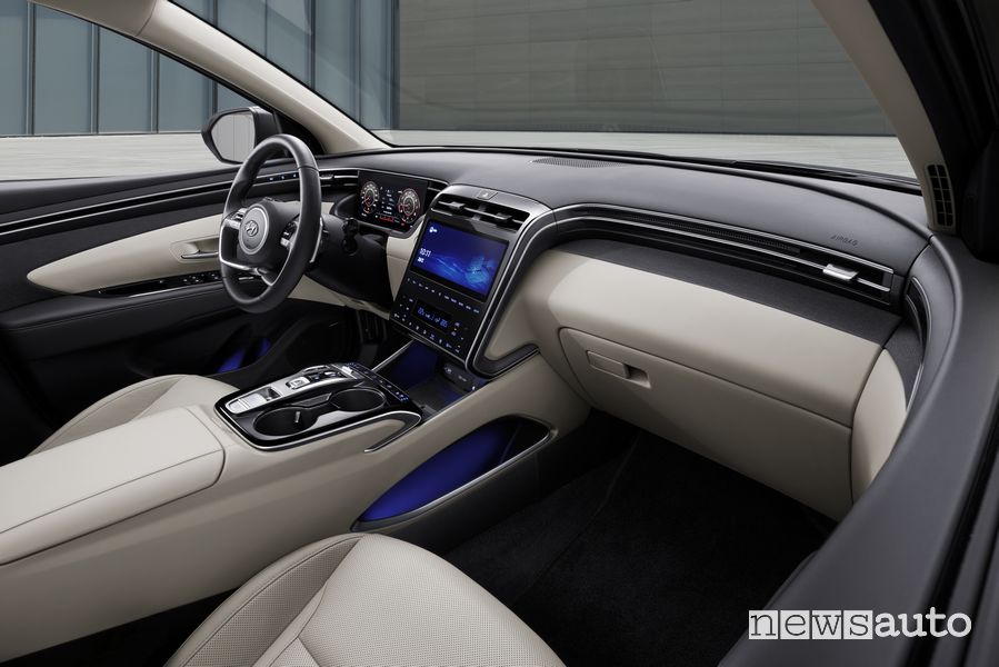 Plancia strumenti abitacolo nuova Hyundai Tucson