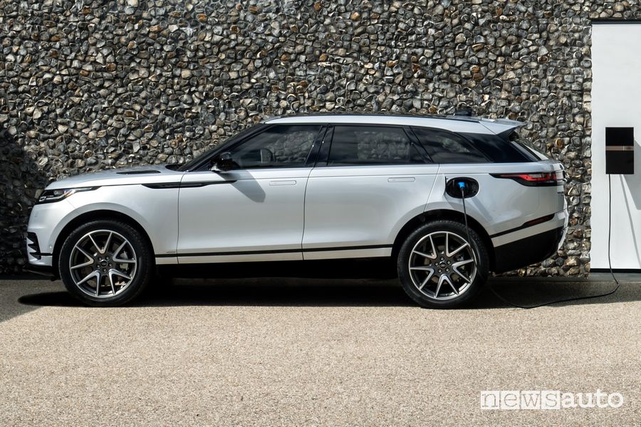 Ricarica da wallbox Range Rover Velar P400e ibrida plug-in