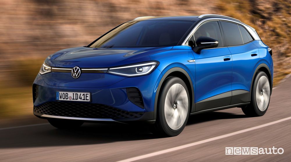 Vista anteriore Volkswagen ID.4 1ST