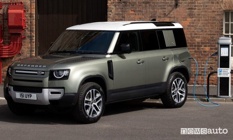 Land Rover Defender 110, ibrido plug-in PHEV, caratteristiche