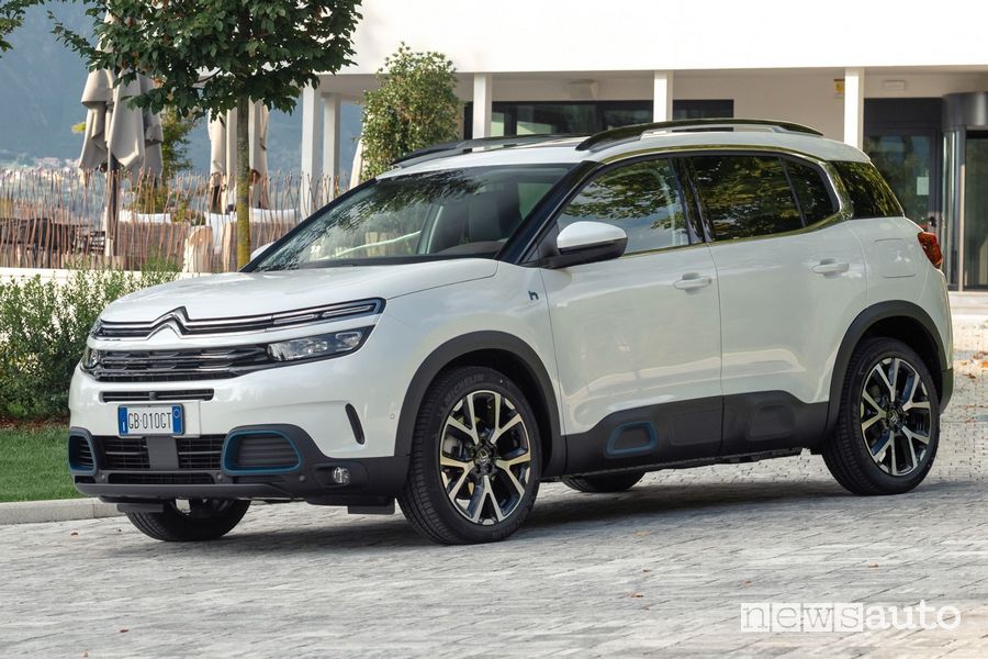 Vista di profilo Citroën C5 Aircross Hybrid Plug-In