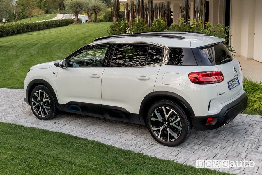 Vista posteriore Citroën C5 Aircross Hybrid Plug-In