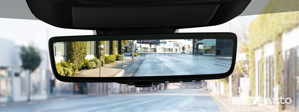 Specchietto retrovisore ClearSight abitacolo nuova Jaguar E-Pace