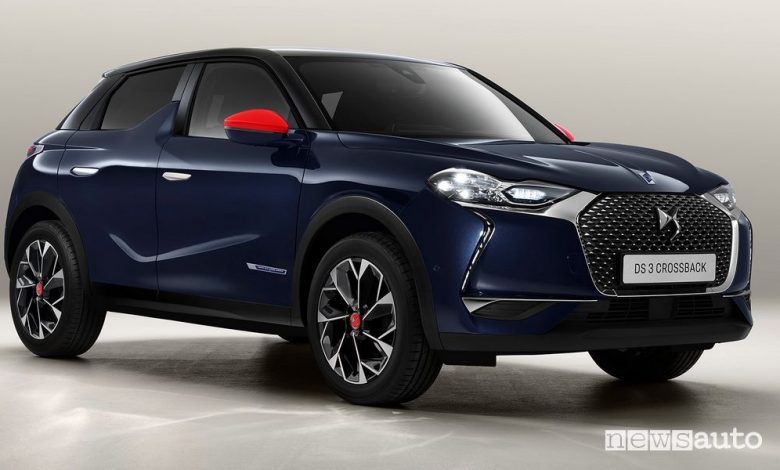 Vista di profilo DS 3 Crossback Ines De La Fressange Paris