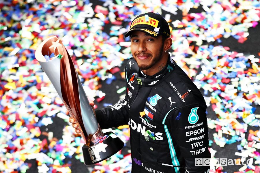Lewis Hamilton campione del Mondo F1 per 7^ volta
