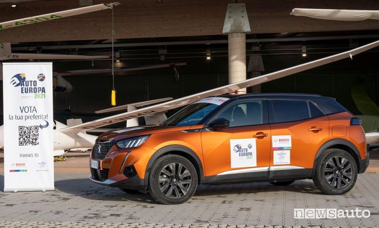 Peugeot 2008, premio Auto Europa 2021