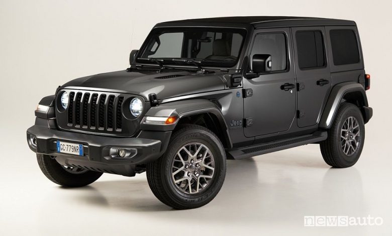 Jeep Wrangler 4xe First Edition ibrida plug-in