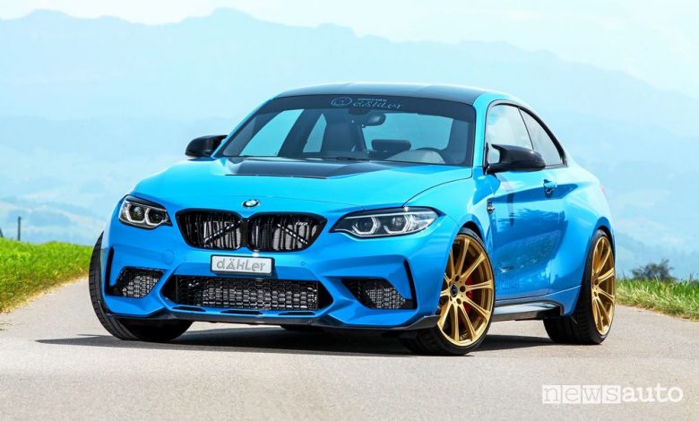 Vista di profilo dÄHLer BMW M2 CS DCL