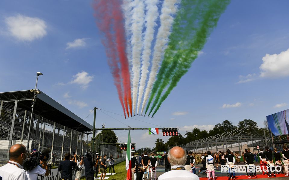 f1 2021 Gp Italia Monza frecce tricolori