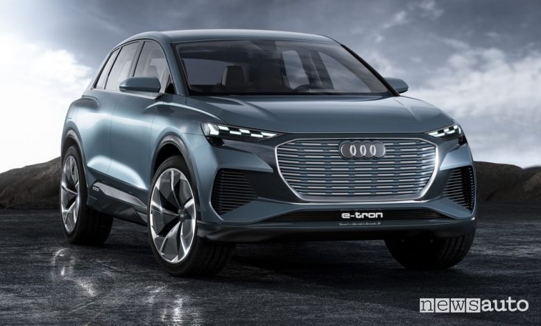 Audi Q4 e-tron concept SUV compatto elettrico