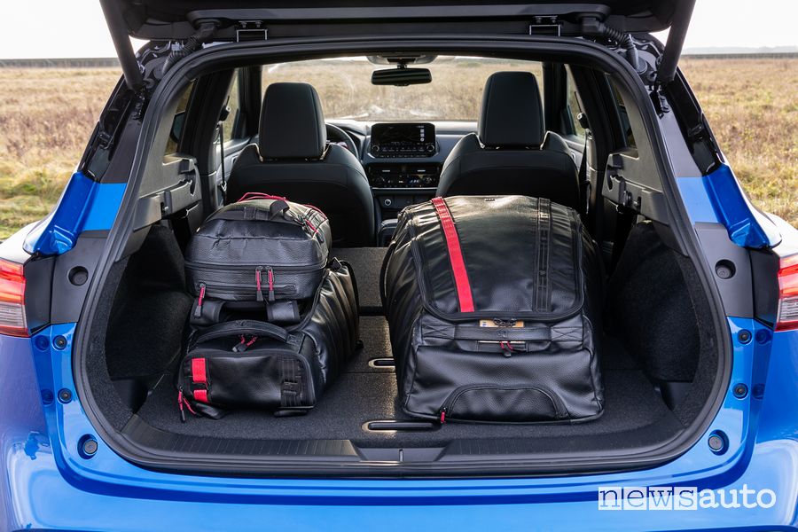 Bagagliaio abitacolo nuovo Nissan Qashqai