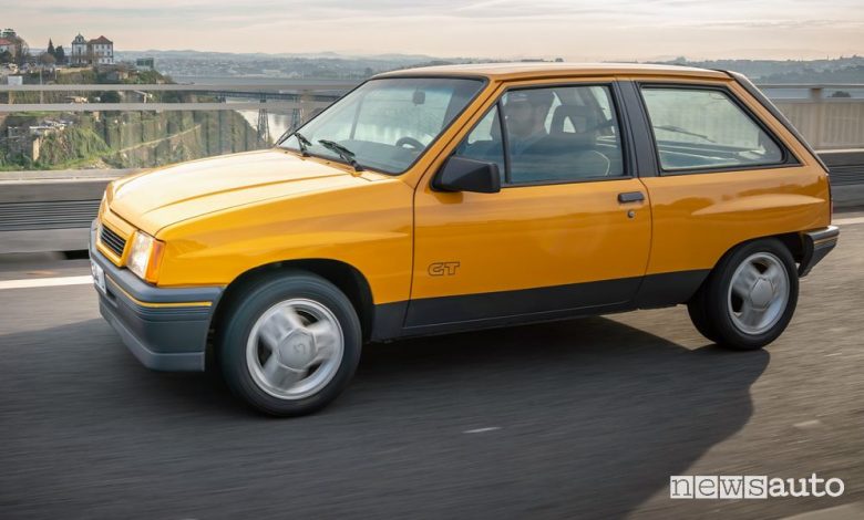 Opel Corsa GT in viaggio da Porto a Rüsselsheim