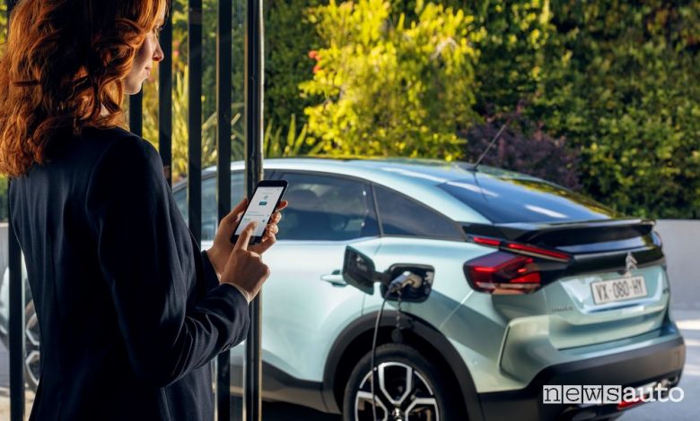 App MyCitroën, funzione temperatura ideale in auto