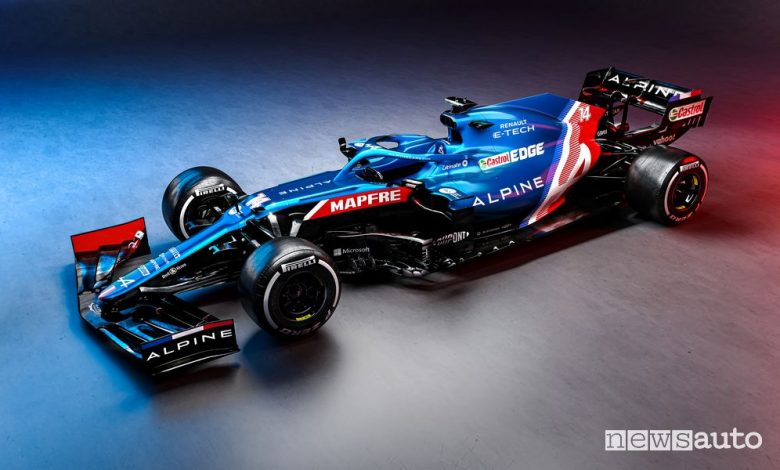 Nuova monoposto Alpine A521 F1 2021