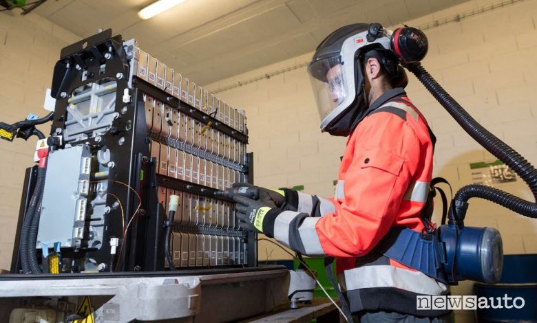 Riciclo batterie auto elettriche, smaltimento e riutilizzo con Renault