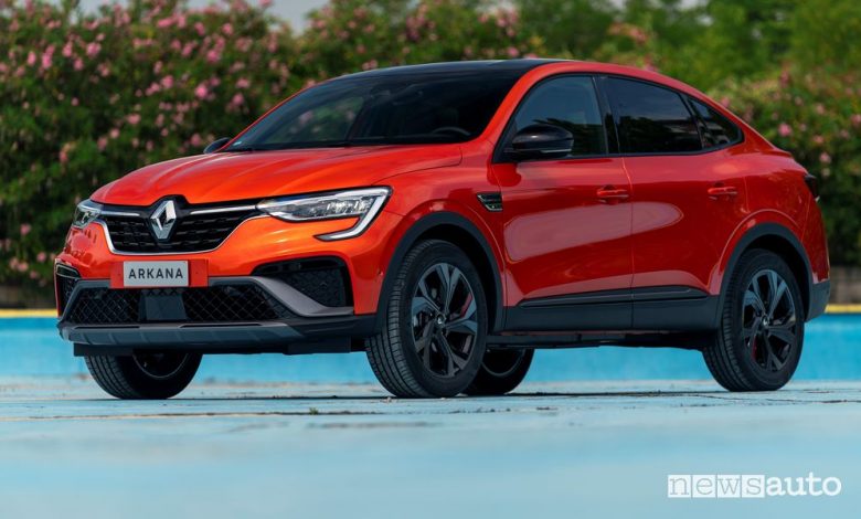Renault Arkana, caratteristiche e prezzi del SUV Coupé ibrido