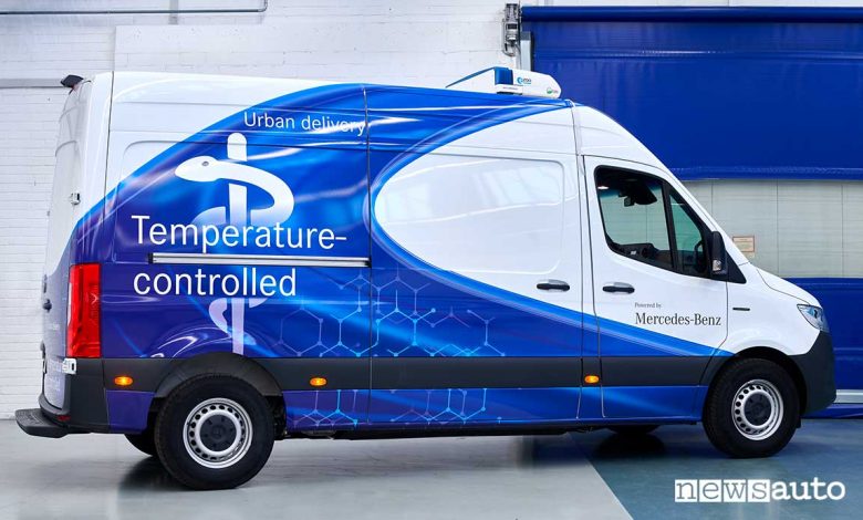 Furgoni elettrici allestiti Mercedes
