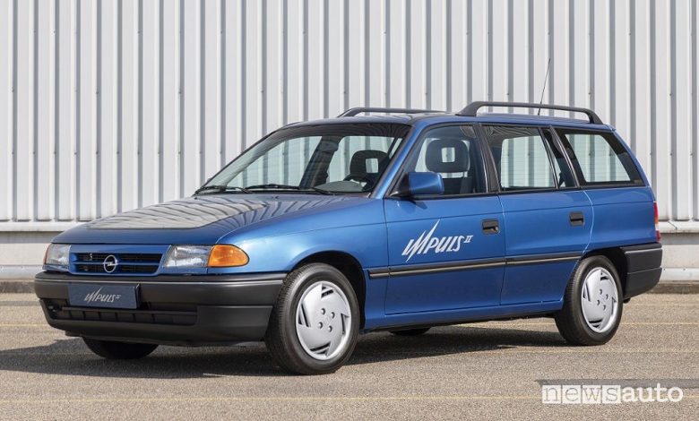 Vista di profilo prototipo Opel Impuls 2 del 1991