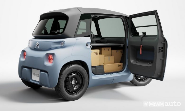 Nuova Citroën My Ami Cargo per i professionisti